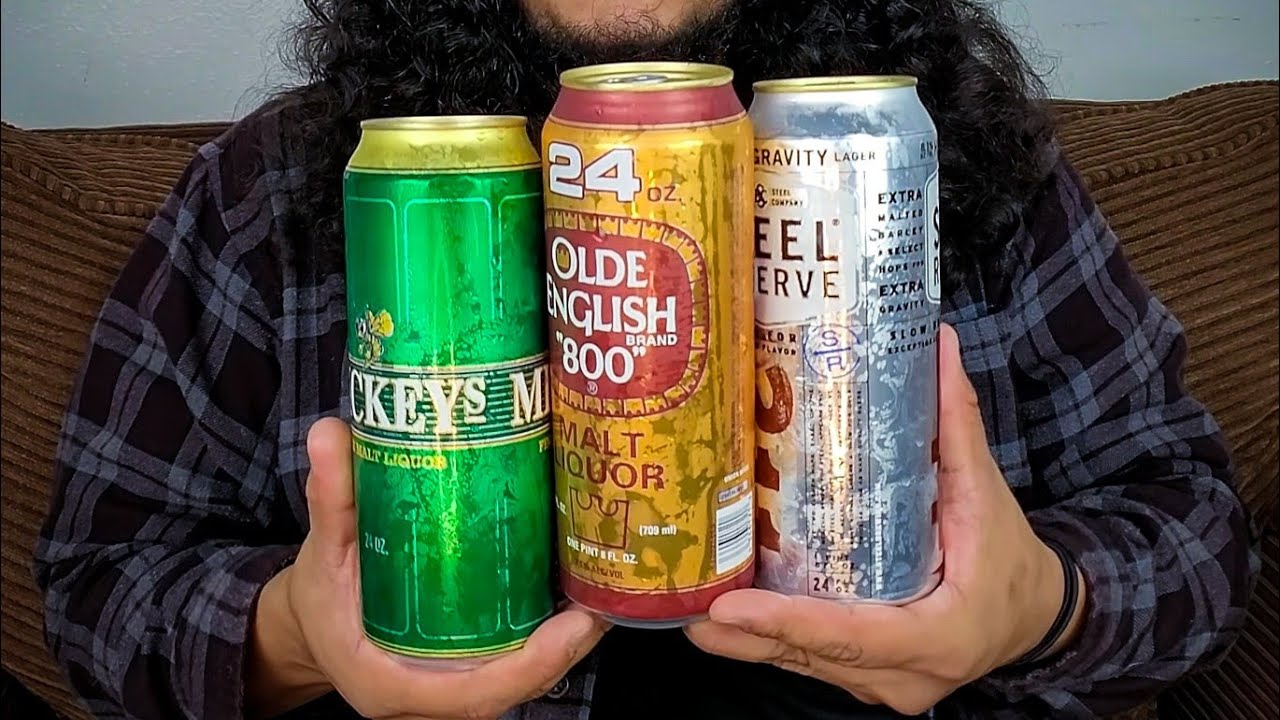 Malt Liquor Battle - Olde English vs. Mickeys vs. 211 Steele