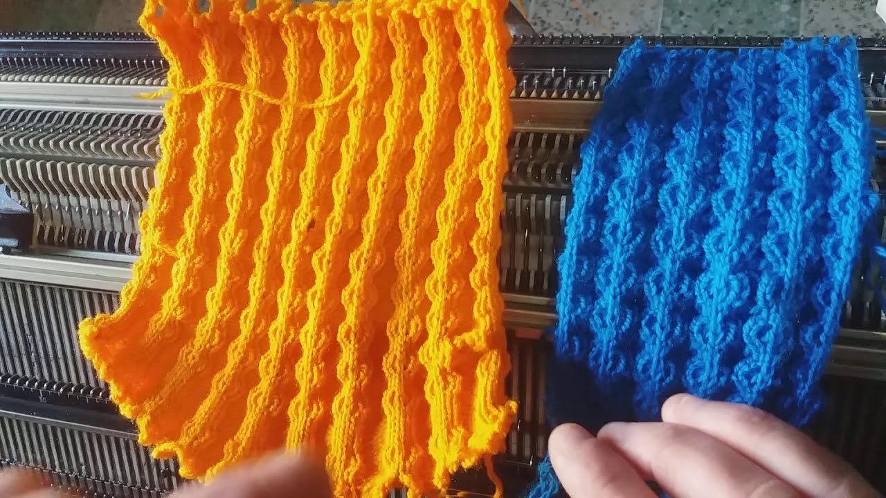 طريقة عمل غرزة القلوب من الجهة الامامية فقط على ماكينة باساب 👌