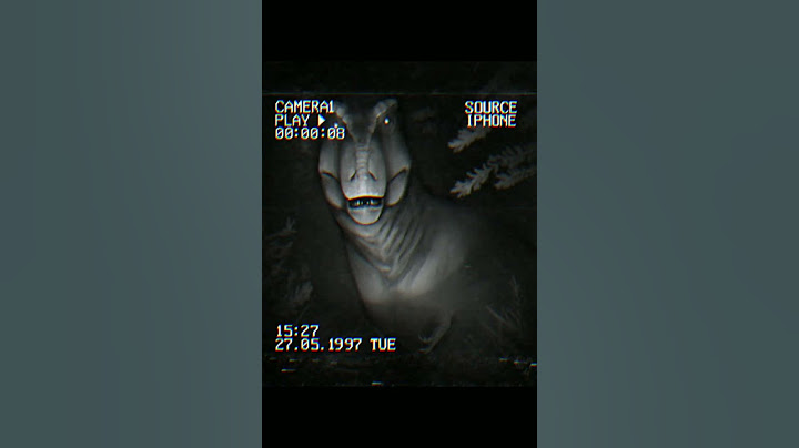JURASSIC PARK (VHS) Analog Horror