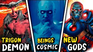 The Cosmic Hierarchy of DC COMICS Explained | Cosmic Entities By POWER LEVEL