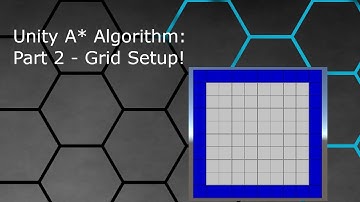 Unity A* Algorithm: Part 2 - Grid Setup!