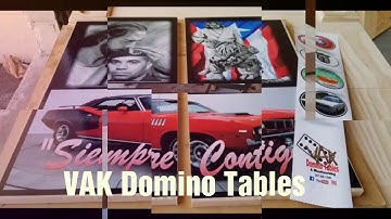 Tribute Custom Domino Table