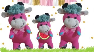 Çoraptan Inanılmaz Sevimli Inek Yapımı Cow Making