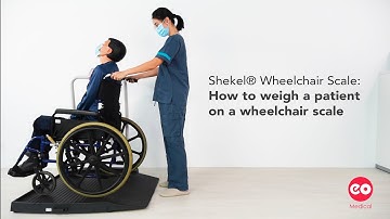 Healthweigh: How To Weigh A Patient On A Wheelchair Scale