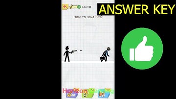 Draw 2 Save: Stickman Puzzle LEVEL 11 - How to save him - Gameplay Walkthrough Android IOS