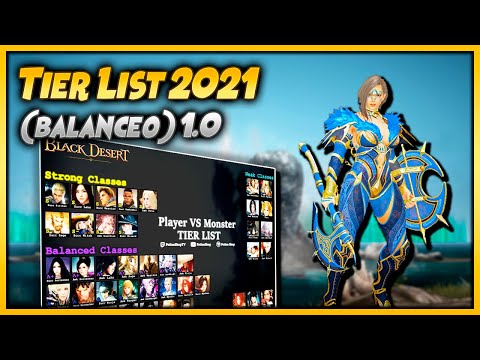 Nueva TIER LIST (Balanceo) MEJORES CLASES PVE 2021 (Versión 1.0) - BLACK DESERT (BDO)