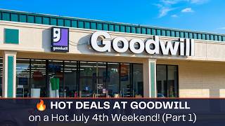 🔥 Hot Deals at Goodwill on a Hot July 4th Weekend! (Part 1)