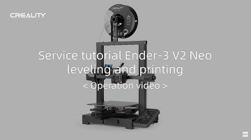 Ender-3 V2 Neo Bed Leveling Detailed Steps