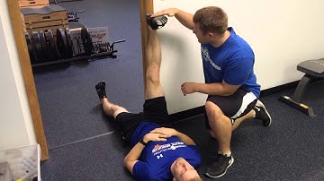Leg Lowering Doorway Corrective Exercise