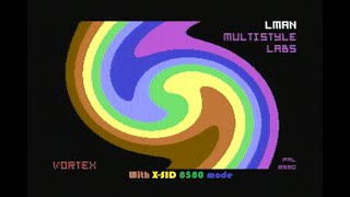 C64 - Music - Vortex by MultiStyle Labs (2015) With X-SID 8580 ! Take headphones !