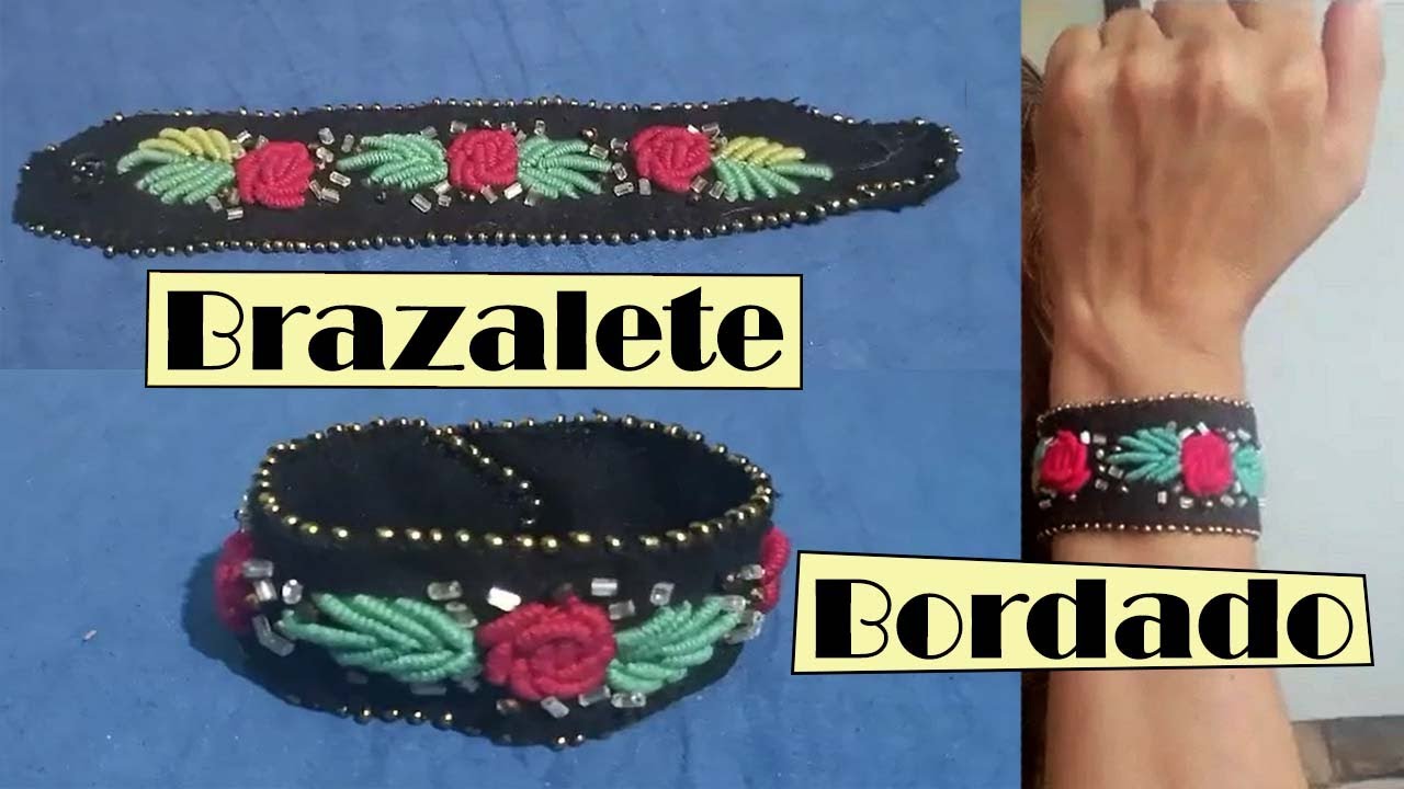 Tutorial de Brazalete Bordado - By: Arte Patty
