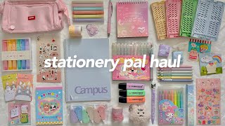 stationery pal haul  unboxing aesthetic stationery, notebooks, & pens (ft. @stationerypal)