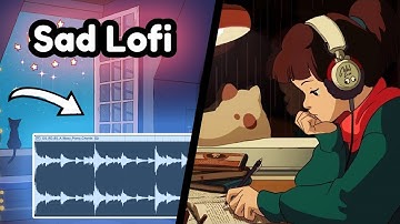 How To Make A Sad Lofi Beat (EASY!) I Logic Pro X Tutorial