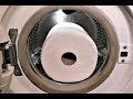 Experiment - Kitchen Roll - in a Washing Machine - Centrifuge