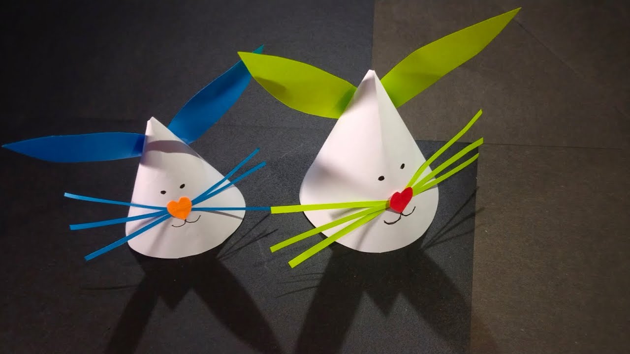 Easter Craft Ideas | Paper RABBIT | Paper Crafts easy - YouTube