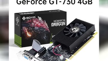 SOYO Geforce GT730 4GB Graphics Card GDDR3 GPU 128Bit HDMI-compatible VGA DVI PCI-E 3.0 Placa De Vid
