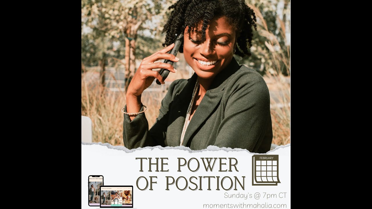 Friday Vibes - The Power of Position
