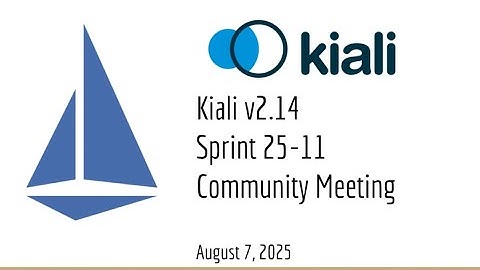 Kiali sprint demo v2.14