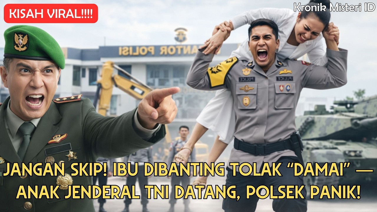 Jangan Skip! Ibu Dibanting Karena Tolak “Damai”—Saat Anak Jenderal TNI Muncul, Polsek Panik!