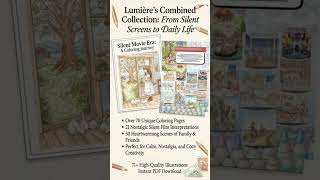 The Ultimate Lumière Bundle: 71+ Aesthetic & Cozy Coloring Scenes 🕯️✨#shorts News