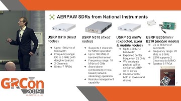 GRCon19 - UAS Community Testbed Architecture for Advanced Wireless Research with... by Vuk Marojevic