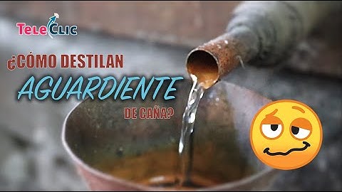 Destilación de aguardiente de caña, en Veracruz