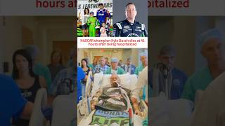 NASCAR champion Kyle Busch dies at 41, hours after being hospitalized#shorts  #NASCAR #kylebusch