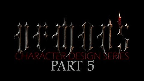 DEMONS - Character Design Concept Art Tutorial - Part 5