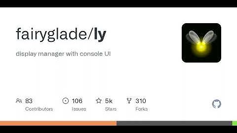 GitHub - fairyglade/ly: display manager with console UI