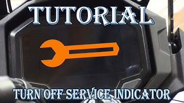 Kawasaki Ninja 1000SX - Turn Off Service Indicator