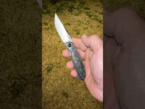 My Bull Knives hollow ground M390 & carbon fiber XYRO knife has great compact ergos that work!