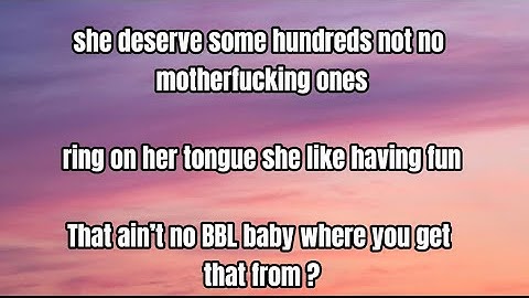 GloRilla - All Dere feat. Moneybagg Yo (lyrics)