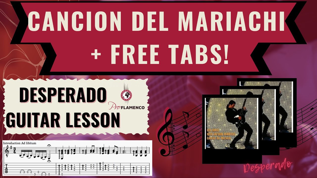 cancion del mariachi guitar pro tab download