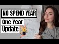 No Spend Year 1 Year Update | ALL MY SPENDING, MY EXPERIENCE, PLANS GOING FORWARD