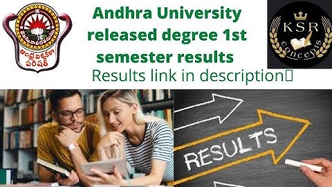 ANDHRA UNIVERSITY DEGREE 1ST SEMESTER RESULTS(OUT)-2022  || AU Results ||DEGREE 1ST SEMESTER RESULTS