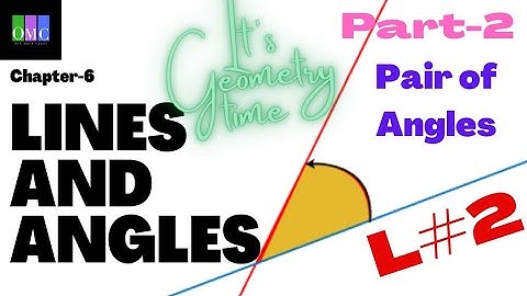 LINES AND ANGLES || CLASS 9 || PAIR OF ANGLES || LINEAR PAIR || VERTICALLY OPPOSITE ANGLES || PART-2