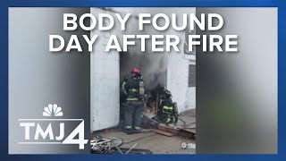Man found dead in burned building a day after fire
