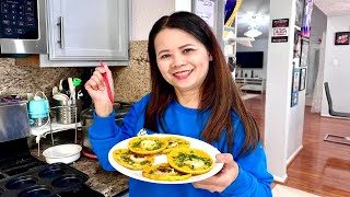 Bánh khọt làm bằng khuôn điện ăn tại chổ/Vietnamese mini savory pancakes easy and conviennent