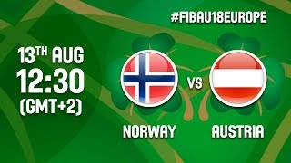 Norway v Austria - Full Game - Class 15-16 - FIBA U18 Women's European Championship 2017