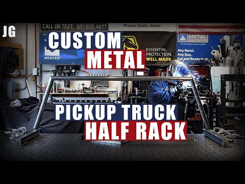 Custom Metal Pickup Truck Half Rack