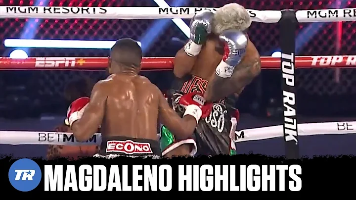Magdaleno knocks down Vicente twice, gets low blow...