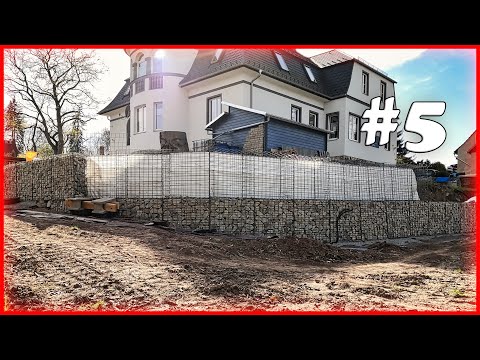 Secure slope with gabions # 5 Build corners and curves