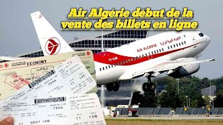 Air Algérie. Début de la vente des billets en ligne