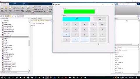 MATLAB_based Calculator