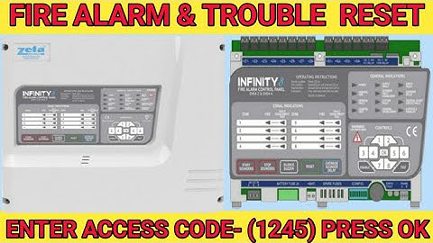 How to disable (buzzer) in fire alaram panel