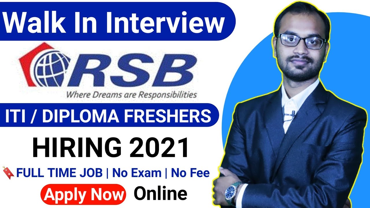 Walk In Interview Trainee Engineer RSB Transmission Ltd Hiring ITI