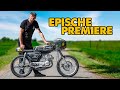 Starker Auftritt: erste Probefahrt auf Asphalt | Simson S51 + Zündapp 517 = Zündson