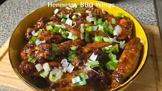 “These Hennessy Wings Hit DIFFERENT… Crispy, Saucy & Addictive 🤤🍗🔥”