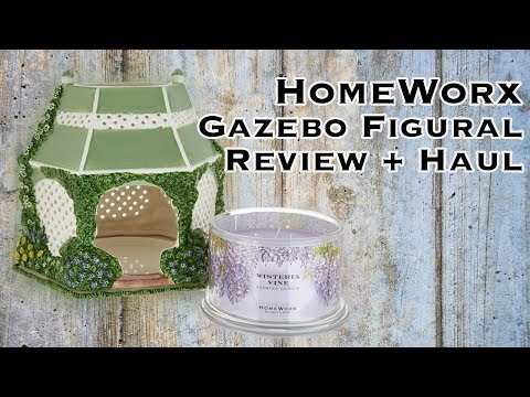 HomeWorx Gazebo Review + Haul | Ceramic Figural | Wisteria Vine | Haul | QVC EXCLUSIVE