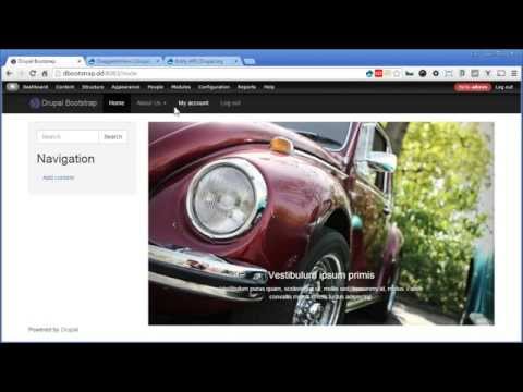 Drupal Bootstrap - 13 - Creating Carousel Slideshow - PART II - Sorting Slide With Draggable Views